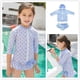 thumbnail image 3 of Traje de baño infantil con protección solar, bonito traje de surf de aguas termales de tres piezas para bebés y estudiantes, de manga larga, dividido, para niños pequeños, medianos y grandes, 3 of 6