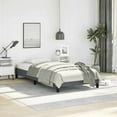 thumbnail image 3 of vidaXL Bed Frame Dark Grey 100x203 cm Twin XL Velvet, 3 of 7