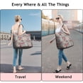 thumbnail image 5 of Baseball Silhouette Pattern Travel Tote Bags for Women Carry On,Large Weekender Bags for Women Travel,Multi Functional Duffle Bag for Work,Shopping,Sports, 5 of 5
