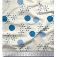 thumbnail image 1 of Soimoi Poly Georgette Fabric Geometric & Polka Dots Decor Fabric Printed Yard 52 Inch Wide, 1 of 3