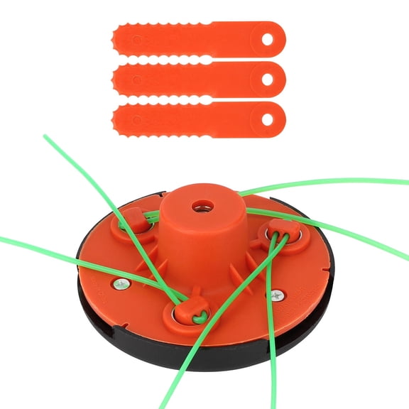 APPLAYERR Weed Warrior Trimmer Head Replacement with 3 Blades for 2.4/2.6/3.0 Trimmer Line Efficient Brush Cutting Plastic