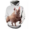 thumbnail image 4 of Sudadera con capucha de primavera y otoño con estampado 3D de cerdo lindo volador, sudadera con capucha informal de talla grande para hombre, 4 of 5