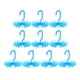 thumbnail image 3 of 10 piezas de organizadores de armario giratorios ajustables con 18 ganchos y correas azul, 3 of 6