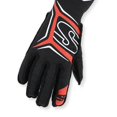 thumbnail image 3 of Simpson Racing MGLR Magnata Gloves Black/Red Large - Pair, 3 of 4