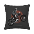 thumbnail image 1 of Square Throw Pillow Covers with Core, Flying Car Skull Pattern Pillows for Sofa Beds, 18" x 18" Multicolor, 1 of 9