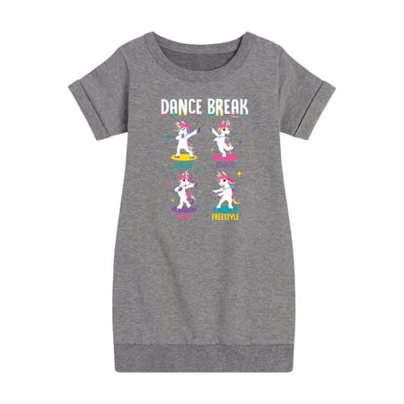 

JoJo Siwa - Dance Break Unicorns - Toddler And Youth Girls Fleece Dress