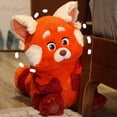 thumbnail image 5 of Petite Peluche Rougissante Panda Roux Mei, Jouets pour Enfants de 3 Ans et Plus, 5 of 5