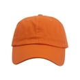 thumbnail image 2 of Top Headwear Low Profile Adjustable Baseball Cap - Orange, 2 of 2