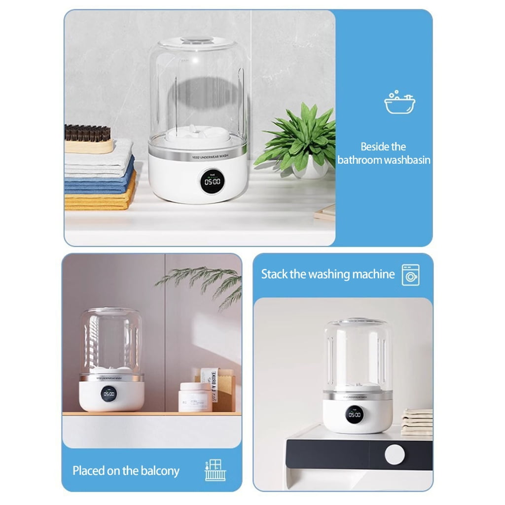 Travel Laundry Machine Underwear Washing Machines Small Clothing Fast Socks Washers Suitable for Washing Small Item