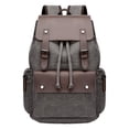 thumbnail image 1 of Minnieouse impermeable de lona para hombre con correas cómodas y grande para hombre de amplia aplicación Mochilas gris, 1 of 6