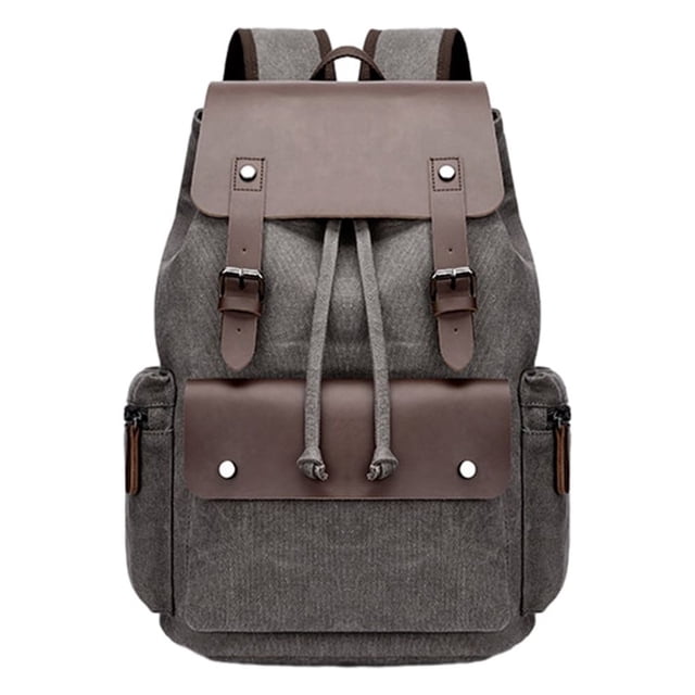 Minnieouse impermeable de lona para hombre con correas cómodas y grande para hombre de amplia aplicación Mochilas gris