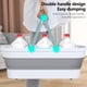 thumbnail image 4 of Tina de lavado rectangular Lavabo de plástico plegable Suministros de limpieza para el hogar Hugtrwg  Para estrenar, 4 of 9