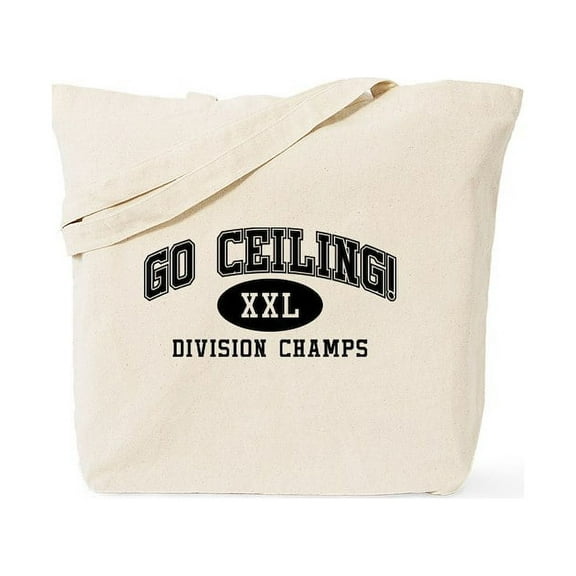 CafePress - Go Ceiling XXL Division Champs Tote Bag - Unisex Canvas Tote Bag, Beige, 1-Piece