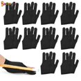 thumbnail image 4 of Spencer 10Pcs Elastic Lycra 3 Fingers Billiards Glove Snooker for Billiard Shooters Carom Pool Snooker Cue, 4 of 8