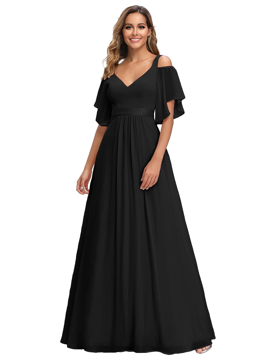 walmart plus size black dress