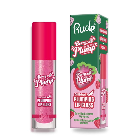 RUDE COSMETICS Berry Plump Plumping Lip Gloss
