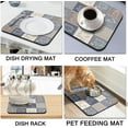 thumbnail image 4 of Coffee Bar Mat Rubber Dish Drying Mat For Kitchen Counter Coffee Mat for Home Bar Gift Kitchen Mat Coffee Bar Accessories Decorative Coffee Shop Chocolate Dish Drying Pad 16"X 18", 4 of 6