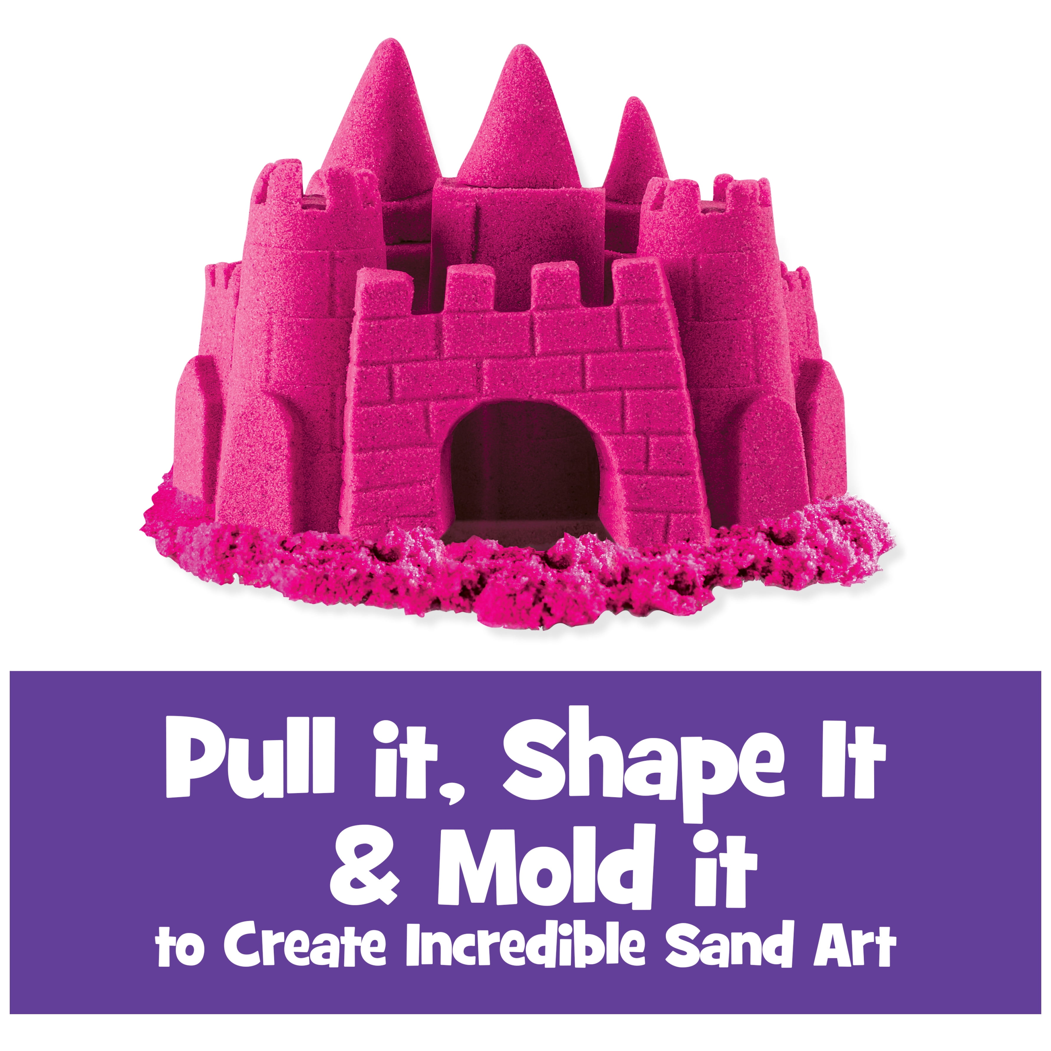 Kinetic Sand Colour Pink Pack of 500g Magic Sand