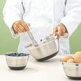 thumbnail image 6 of JoyJolt Stainless Steel Mixing Bowls with Lids Set of 7, Black, 6 of 10