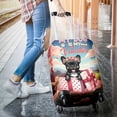 thumbnail image 3 of My Dog Is My Valentine Cute French Bulldog in Gift Box Travel Luggage Cover Dog Lover Gifts Suitcase Dust Protective Decor - 3006, 3 of 5