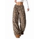 thumbnail image 2 of Pantalones Pijama para Mujer, Pantalones de Leopardo, Pantalones Pijama Peludos para Mujer, Pantalones Guepardo Y2K, Pantalones Pijama Lindos Cintura Alta Grunge Marrón S, 2 of 8