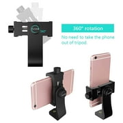 Smartphone Tripod Adapter Universal Cell Phone Holder Mount Clamp 360° Rotation