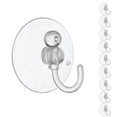 thumbnail image 3 of 10PCS Reusable PVC Suction Cup with Strong Hook for Glass Home Decor, 3 of 9
