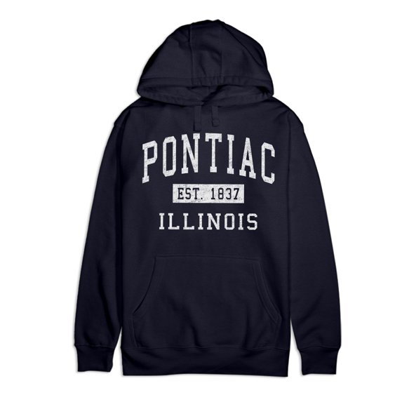 Pontiac Illinois Classic Established Premium Cotton Hoodie