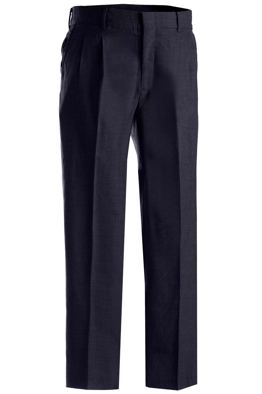 Charcoal 38 30 Edwards Garment Mens Washable Wool Blend Pleated Pant 