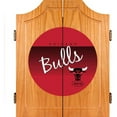 thumbnail image 3 of Trademark Gameroom Chicago Bulls Hardwood Classics NBA Wood Dart Cabinet Set, 3 of 3