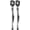 Black-Spike Chain, variant on Unisex punk hip-hop stainless steel lightning bolt pendant earrings in silver, black, and gold clasps, suitable as a gift for women and men.