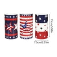 thumbnail image 3 of YYV 3-Pack Independence Day Commemorative Electronic Candle Set Flameless LED Remote Timer Battery Or USB Operated Flicker Pillars For Mantel Table Centerpiece Holiday, 3 of 6