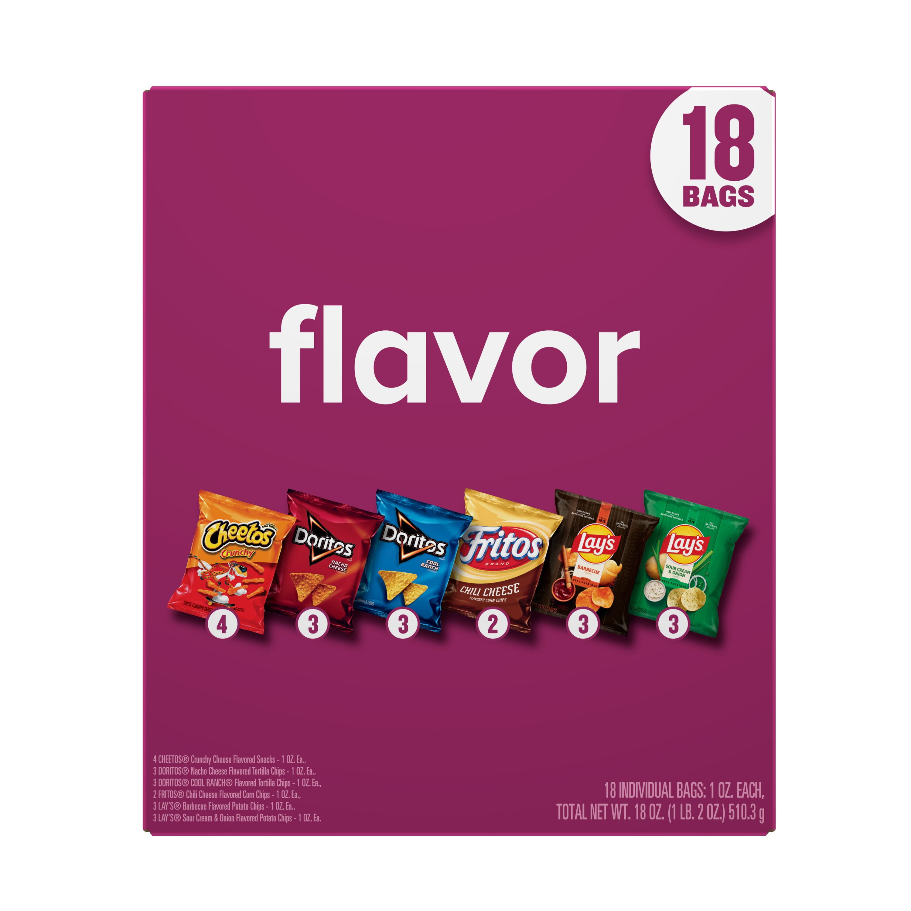 Frito Lay Flavor Mix 18 oz 18 pack