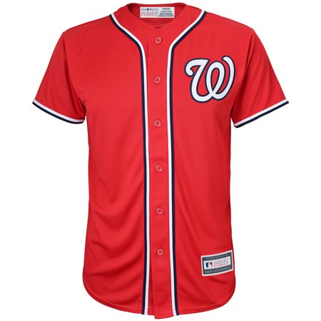 - Washington Nationals Youth Alternate Replica Blank Team Jersey - Red