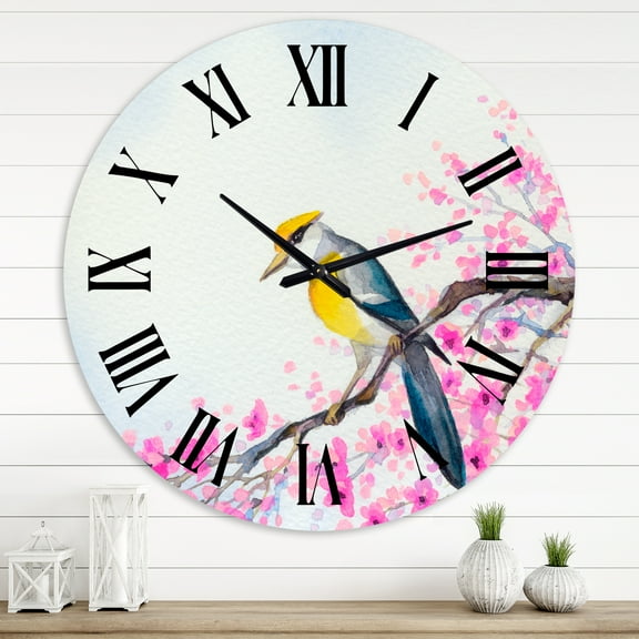 Designart 1 in Quartz Traditional Wall Clock
