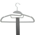 thumbnail image 4 of Simplify 24 Pack Ultimate Velvet Shirt Hanger in Grey, 4 of 7