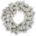thumbnail image 1 of Vickerman A128243LED Couronne de Chaîne de Neige LED 42 Pouces 100 Blanc, 1 of 2