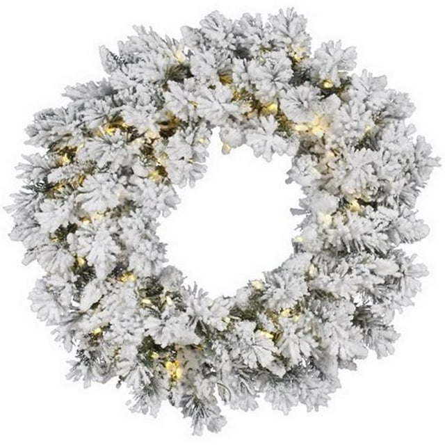 Vickerman A128243LED Couronne de Chaîne de Neige LED 42 Pouces 100 Blanc