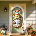 thumbnail image 6 of Easter Bunny Door Cover, Happy Easter Banner Door Cover, Colorful Bunny Egg Themed Porch Sign,Large Front Door Wall Backdrop for Indoor Outdoor Spring Party Decorations and Photo Booth Props, 6 of 7