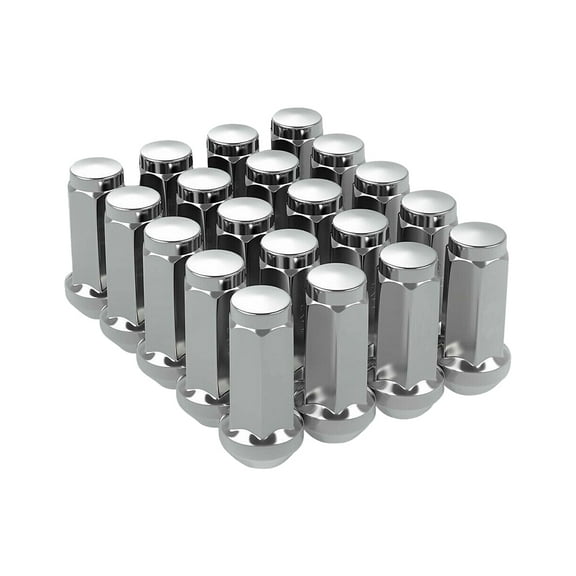 20PC 9/16-18 CHROME BULGE ACORN LUG NUTS 1.77'' DODGE RAM 1500 DURANGO RAIDER