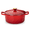 Red, variant on Carote 4.5QT Enamel Cast Iron Dutch Oven,9.5"Round Soup Pot with Lid, Induction Compatible，Blue