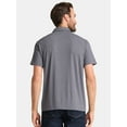 thumbnail image 3 of George Men's & Big Men's Poly Polo with Short Sleeves, Sizes S-3XL, 3 of 5