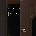 thumbnail image 5 of ZENY Decorative Cat House Pet House, Cats Furniture Cabinet 18.9"W x 20.9"D x 20.9"H Brown, 5 of 8