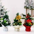 thumbnail image 3 of 9.8in Mini Artificial Christmas Tree, Christmas Decoration for Table and Desk Tops Small Christmas Pine Tree, Perfect Tabletop Xmas Decoration for Your Home and Office, 3 of 6
