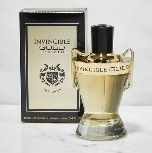 INVINCIBLE GOLD men's designer 3.4 oz spray cologne by MCH Beauty