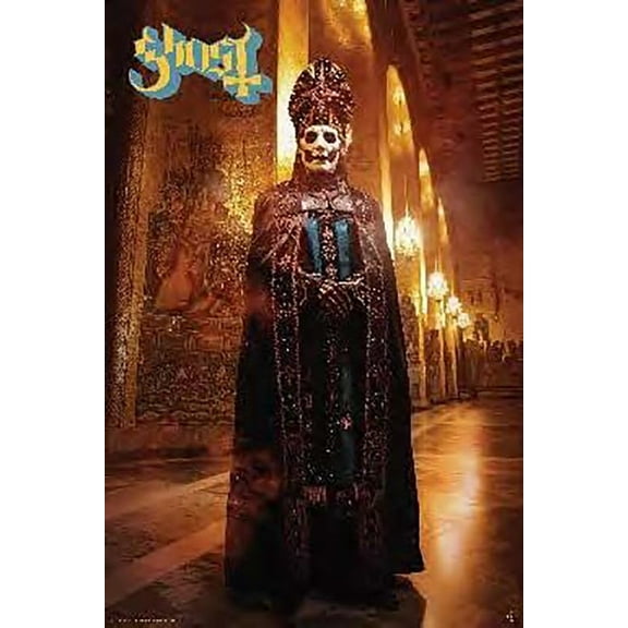 BUY ART FOR LESS Officially Licensed Ghost the Band Imperator 24 x 36 Inch Art Poster - Decorative Print - Poster Paper - Ready to Frame