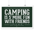 thumbnail image 2 of Great Smoky Mountains, Camping is S'more Fun, Rustic, Simply Said (9x12 Wall Art Print, Home Decor), 2 of 3