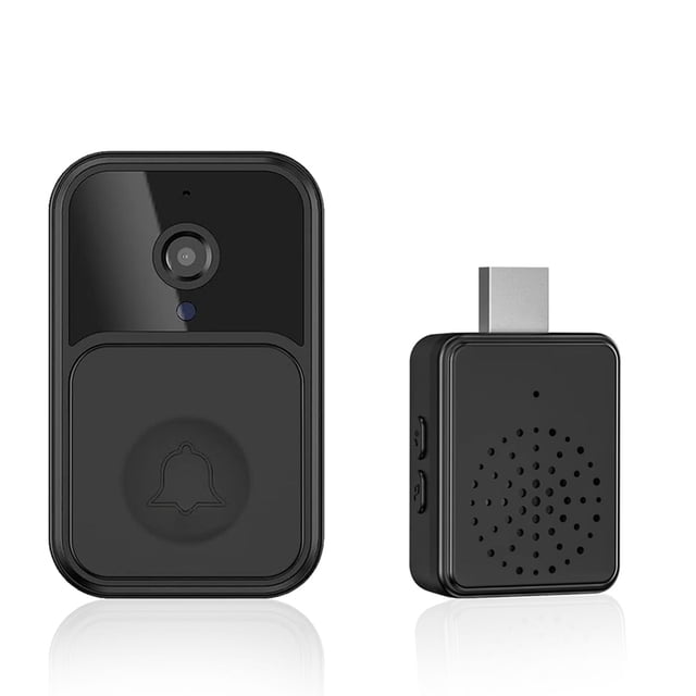 Timbre de Video Inalámbrico Remoto Inteligente, Timbre con Intercomunicador Inalámbrico con Cámara, Timbre de Seguridad Tuya con Visión HD WiFi