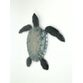 thumbnail image 2 of Things2Die4 Blue Galvanized Metal Sea Turtle Wall Art Hanging Sculpture (Set of 2), 2 of 3
