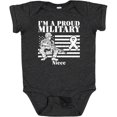 thumbnail image 3 of Inktastic Proud Military Niece Red Friday Girls Baby Bodysuit, 3 of 5